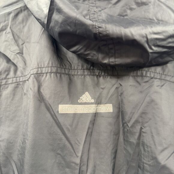 Adidas by Stella McCartney Running Windbreaker Black Jacket Coat Women XS Clima - Picture 5 of 11